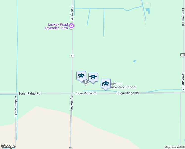 map of restaurants, bars, coffee shops, grocery stores, and more near 4800 Sugar Ridge Road in Pemberville