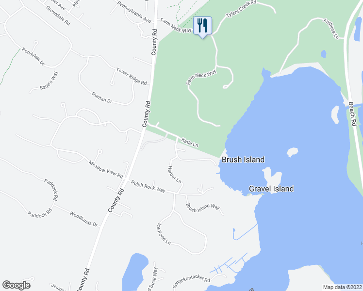 map of restaurants, bars, coffee shops, grocery stores, and more near 26 Old Harbor Lane in Edgartown