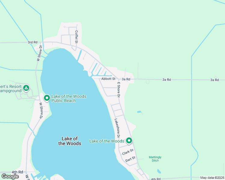 map of restaurants, bars, coffee shops, grocery stores, and more near 3269-3339 East Shore Drive in Bremen