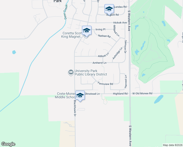 map of restaurants, bars, coffee shops, grocery stores, and more near 611 Farmview Road in University Park