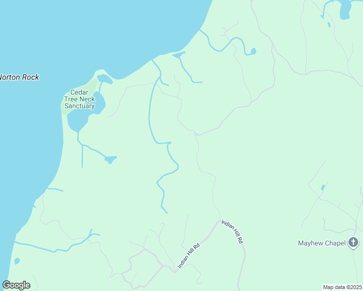 map of restaurants, bars, coffee shops, grocery stores, and more near 80 Obed Daggett Road in West Tisbury