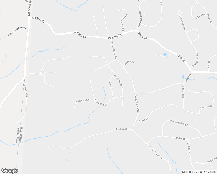 map of restaurants, bars, coffee shops, grocery stores, and more near 3 Larch Drive in Danbury
