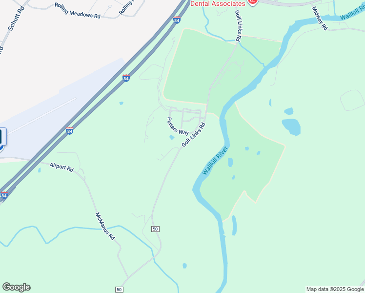 map of restaurants, bars, coffee shops, grocery stores, and more near 207 County Road 50 in Middletown