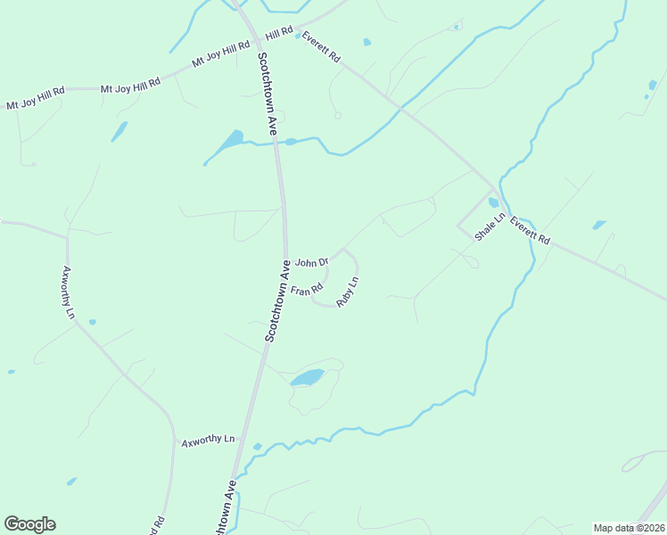 map of restaurants, bars, coffee shops, grocery stores, and more near 21 Ruby Lane in Goshen