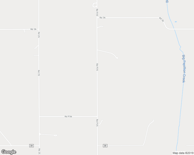 map of restaurants, bars, coffee shops, grocery stores, and more near Road P25 in Kennard