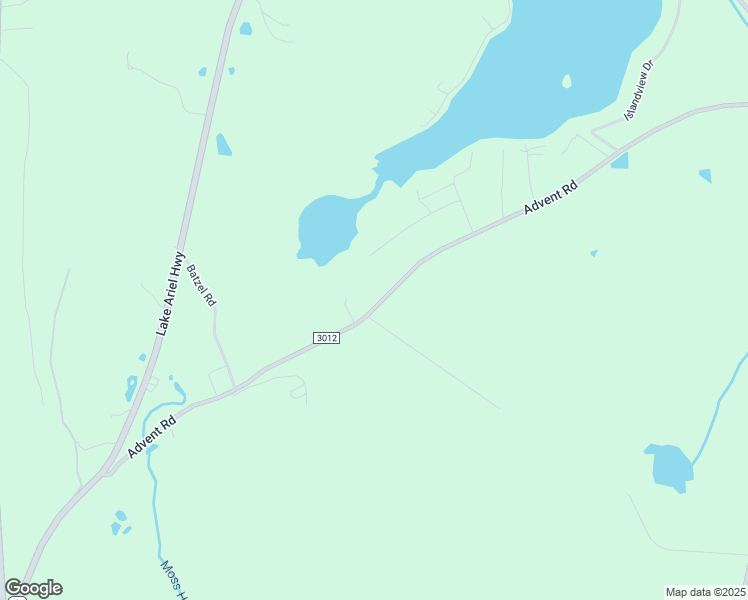 map of restaurants, bars, coffee shops, grocery stores, and more near 1111 Advent Road in Lake Ariel