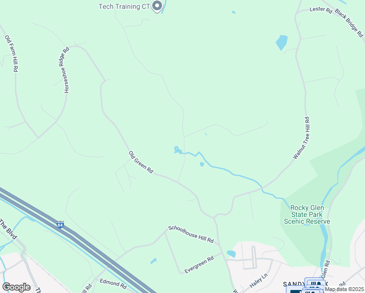 map of restaurants, bars, coffee shops, grocery stores, and more near 7 Valley Field Road South in Newtown