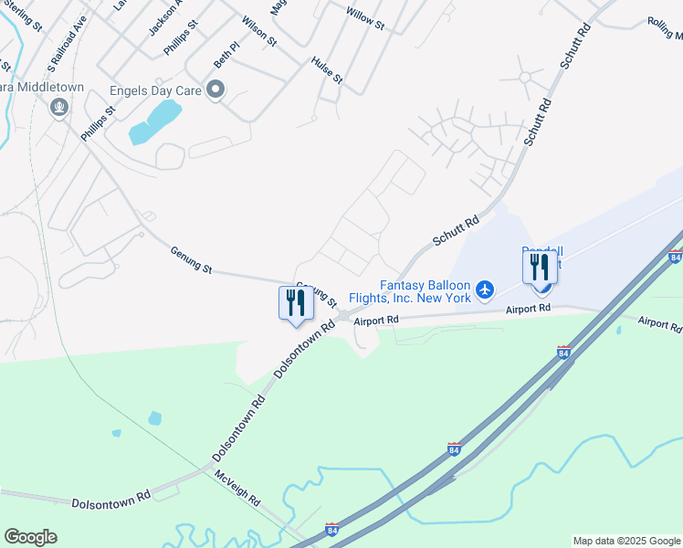map of restaurants, bars, coffee shops, grocery stores, and more near 6 Lindentree Lane in Mechanicstown