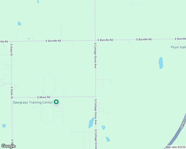 map of restaurants, bars, coffee shops, grocery stores, and more near South Cottage Grove Avenue in Crete