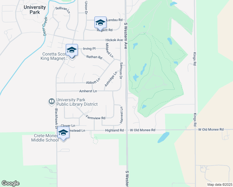map of restaurants, bars, coffee shops, grocery stores, and more near 1059 Amherst Ln in University Park