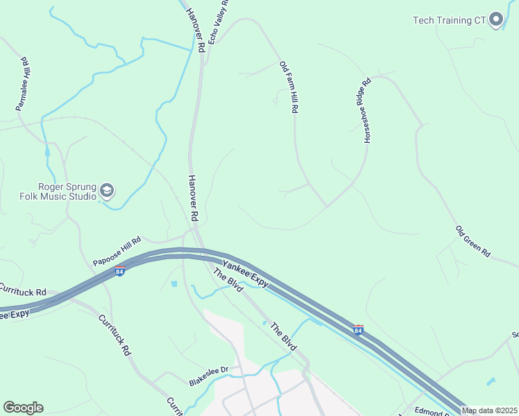 map of restaurants, bars, coffee shops, grocery stores, and more near 44 Horseshoe Ridge Road in Newtown