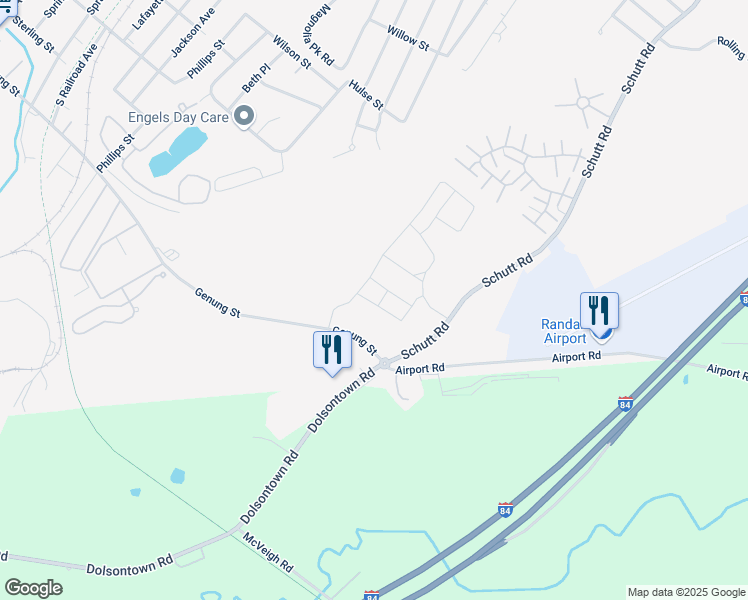 map of restaurants, bars, coffee shops, grocery stores, and more near 6 Lindentree Lane in Mechanicstown