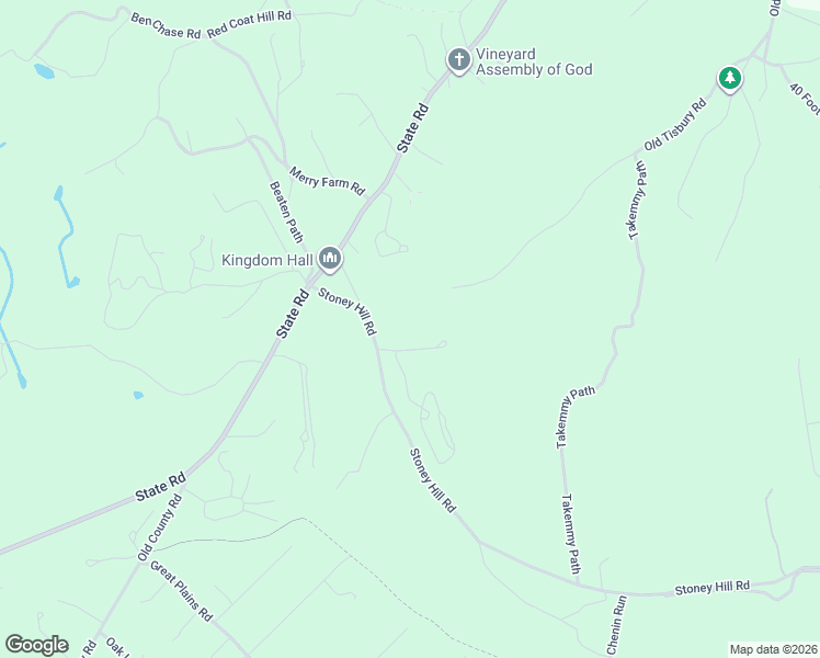 map of restaurants, bars, coffee shops, grocery stores, and more near 1 Red Arrow Road in West Tisbury