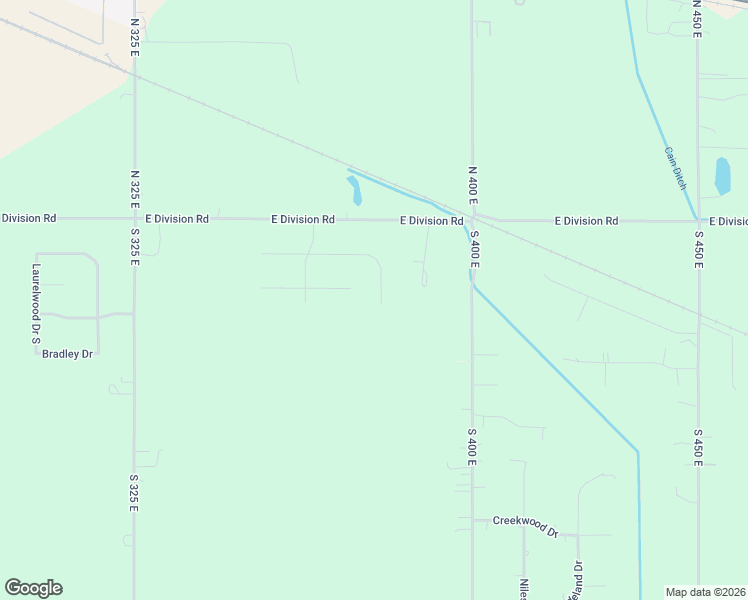 map of restaurants, bars, coffee shops, grocery stores, and more near 16 South Nathan Drive in Valparaiso