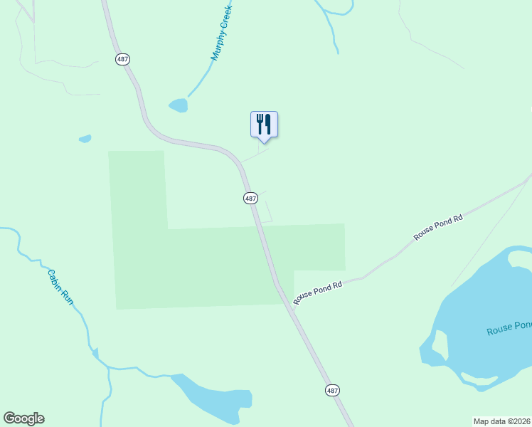 map of restaurants, bars, coffee shops, grocery stores, and more near State Highway 487 in Sullivan