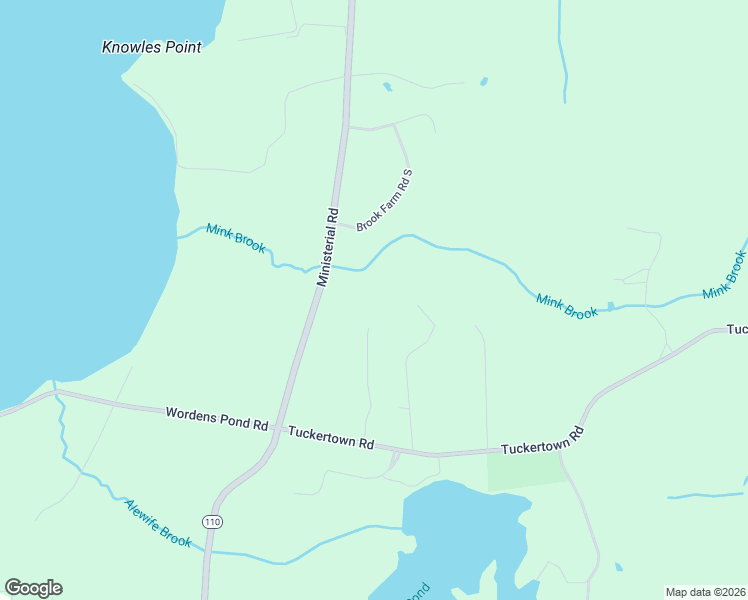 map of restaurants, bars, coffee shops, grocery stores, and more near 120 Brookwood Road in South Kingstown