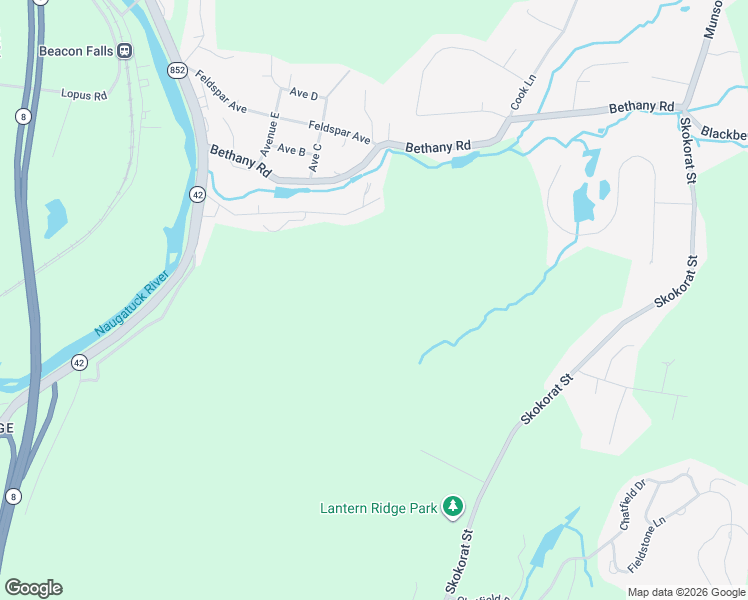 map of restaurants, bars, coffee shops, grocery stores, and more near in Beacon Falls