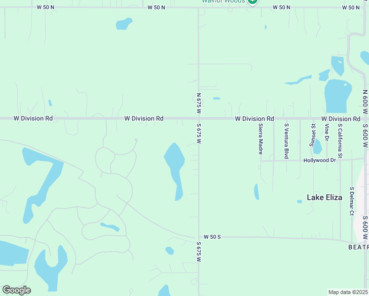 map of restaurants, bars, coffee shops, grocery stores, and more near 16 South 675 West in Hebron