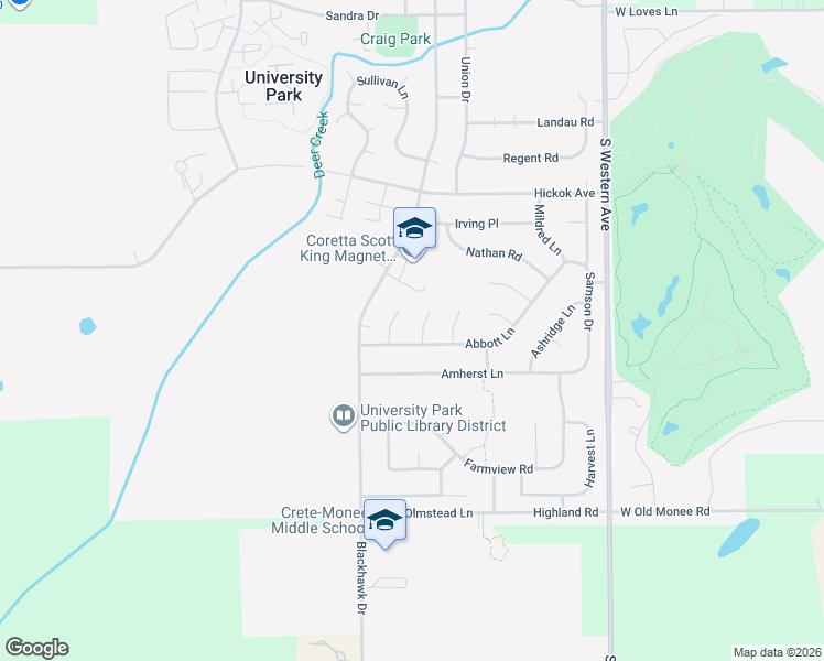 map of restaurants, bars, coffee shops, grocery stores, and more near 1040 Bradfield Court in University Park