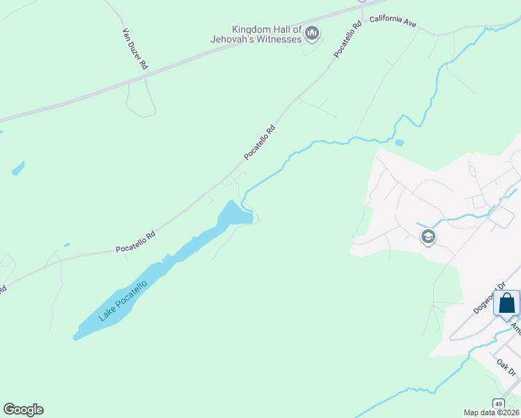 map of restaurants, bars, coffee shops, grocery stores, and more near 37 Lake Avenue in Orange County