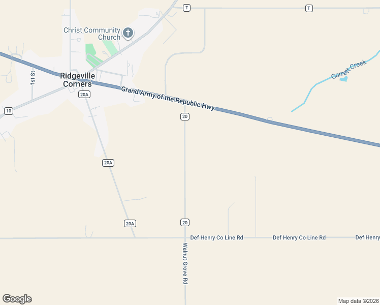 map of restaurants, bars, coffee shops, grocery stores, and more near S364 County Road 20 in Napoleon