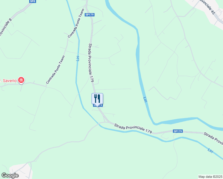 map of restaurants, bars, coffee shops, grocery stores, and more near in Province of Frosinone