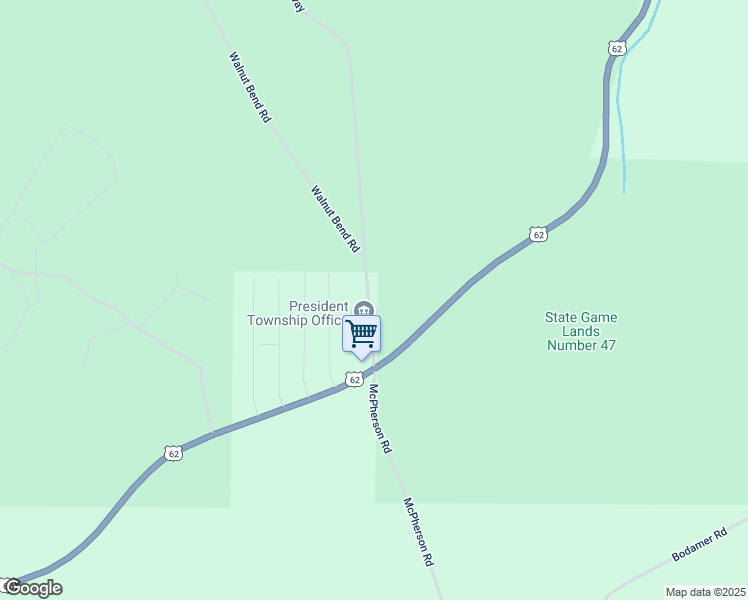 map of restaurants, bars, coffee shops, grocery stores, and more near 100-198 Hasson Highway in Oil City