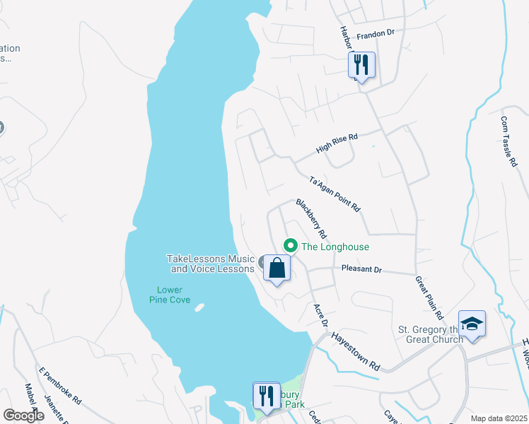 map of restaurants, bars, coffee shops, grocery stores, and more near 32 Wondy Way in Danbury