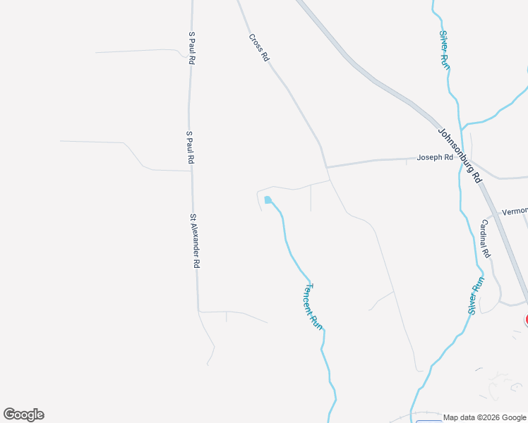 map of restaurants, bars, coffee shops, grocery stores, and more near 793 West Joseph Road in Saint Marys