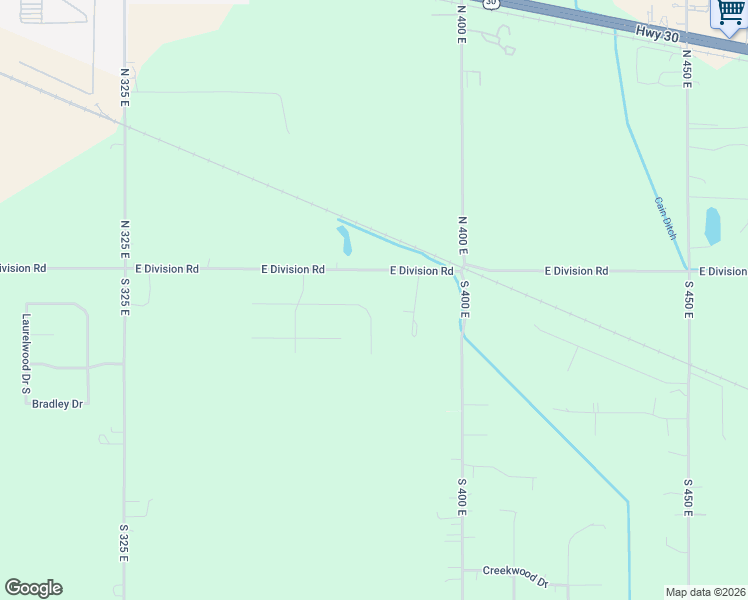 map of restaurants, bars, coffee shops, grocery stores, and more near 2-98 South Nathan Drive in Valparaiso