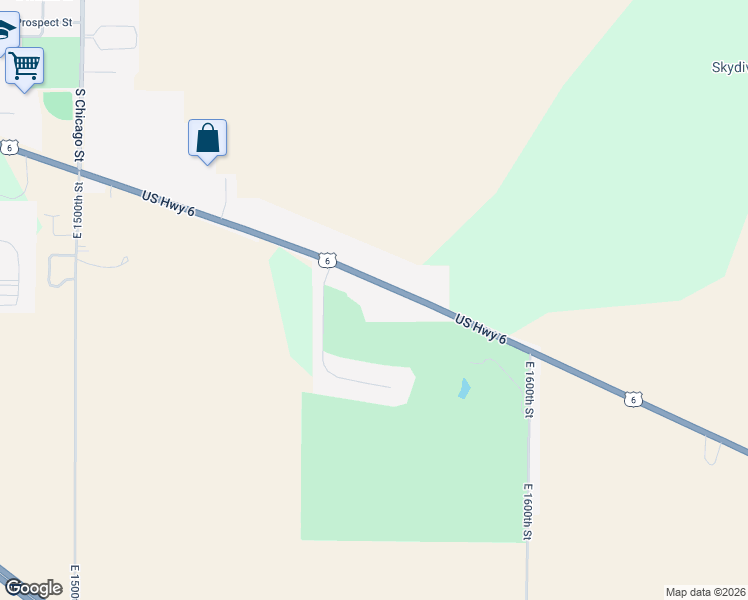 map of restaurants, bars, coffee shops, grocery stores, and more near 1568 U.S. 6 in Geneseo