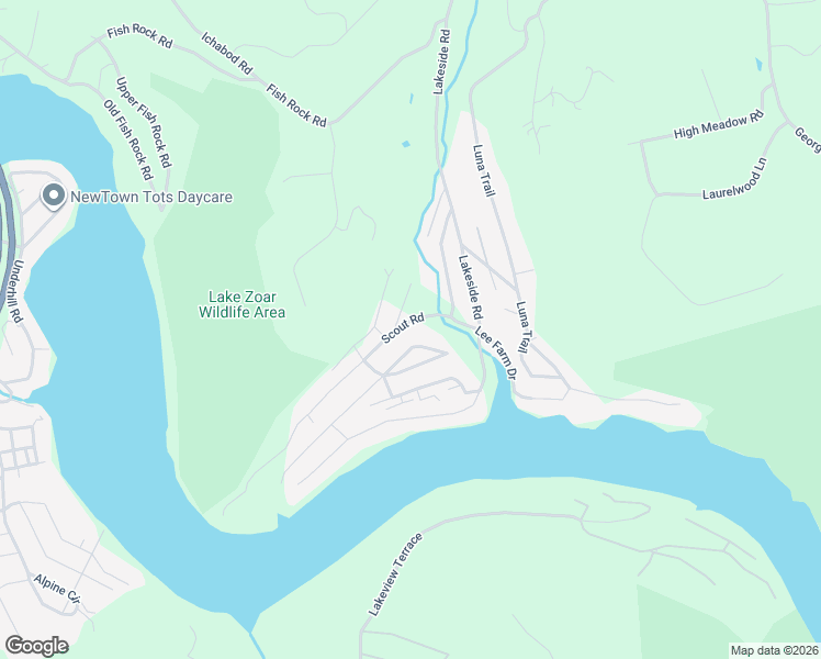 map of restaurants, bars, coffee shops, grocery stores, and more near 49 Scout Road in Southbury