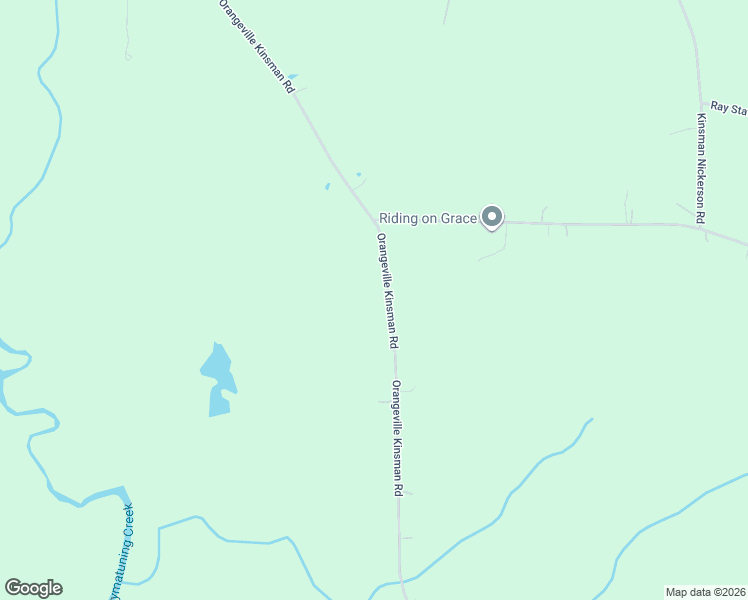 map of restaurants, bars, coffee shops, grocery stores, and more near 7939 Orangeville Kinsman Road in Kinsman