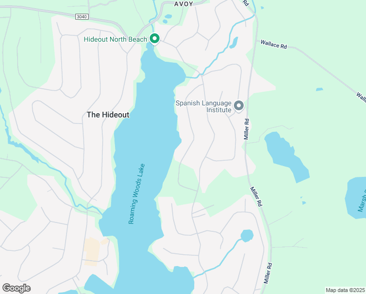 map of restaurants, bars, coffee shops, grocery stores, and more near 2037 Roaming Wood Rd in Wayne