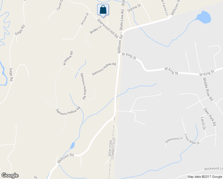 map of restaurants, bars, coffee shops, grocery stores, and more near 667 Milltown Road in Brewster