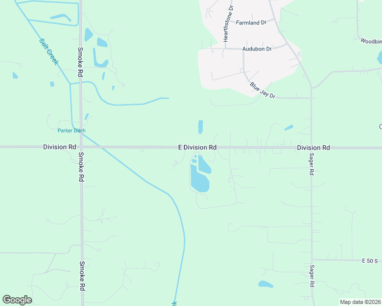 map of restaurants, bars, coffee shops, grocery stores, and more near 2-64 East Division Road in Valparaiso
