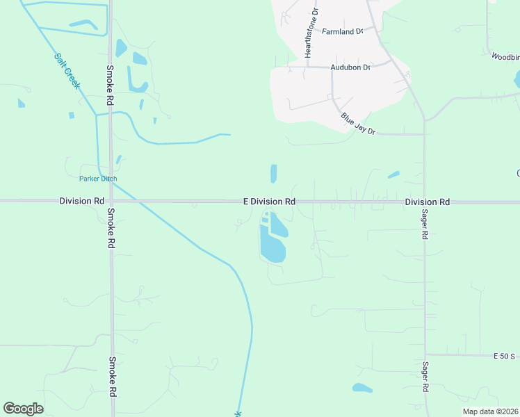 map of restaurants, bars, coffee shops, grocery stores, and more near 2-64 East Division Road in Valparaiso