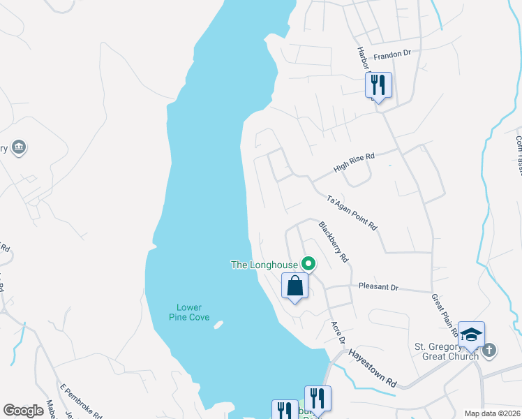 map of restaurants, bars, coffee shops, grocery stores, and more near 39 Moody Lane in Danbury