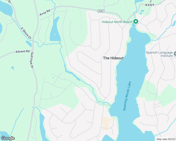 map of restaurants, bars, coffee shops, grocery stores, and more near 1249 Woodview Terrace in Lake Ariel