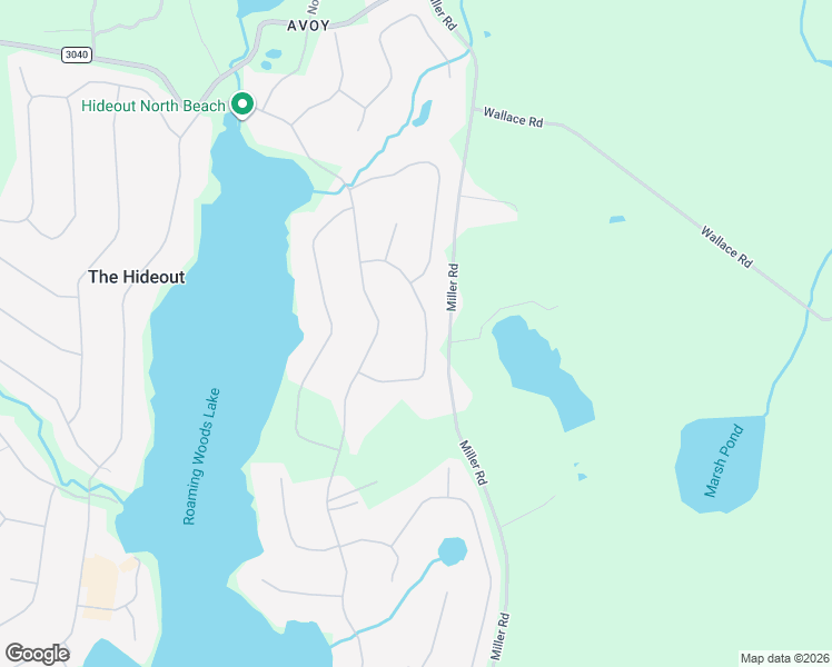 map of restaurants, bars, coffee shops, grocery stores, and more near 1955 Grandview Drive in Lake Ariel