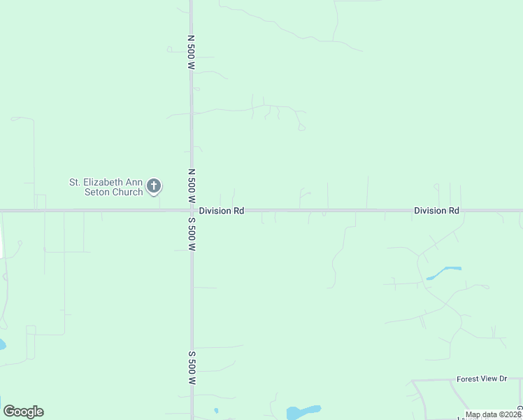 map of restaurants, bars, coffee shops, grocery stores, and more near 392 West Division Road in Valparaiso