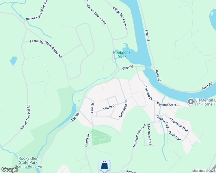 map of restaurants, bars, coffee shops, grocery stores, and more near 100 Glen Road in Newtown