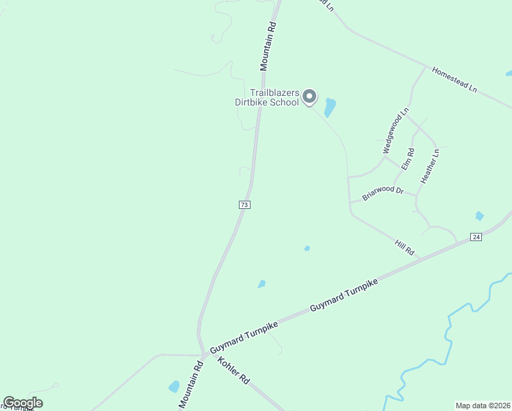 map of restaurants, bars, coffee shops, grocery stores, and more near 1800 Mountain Road in Otisville
