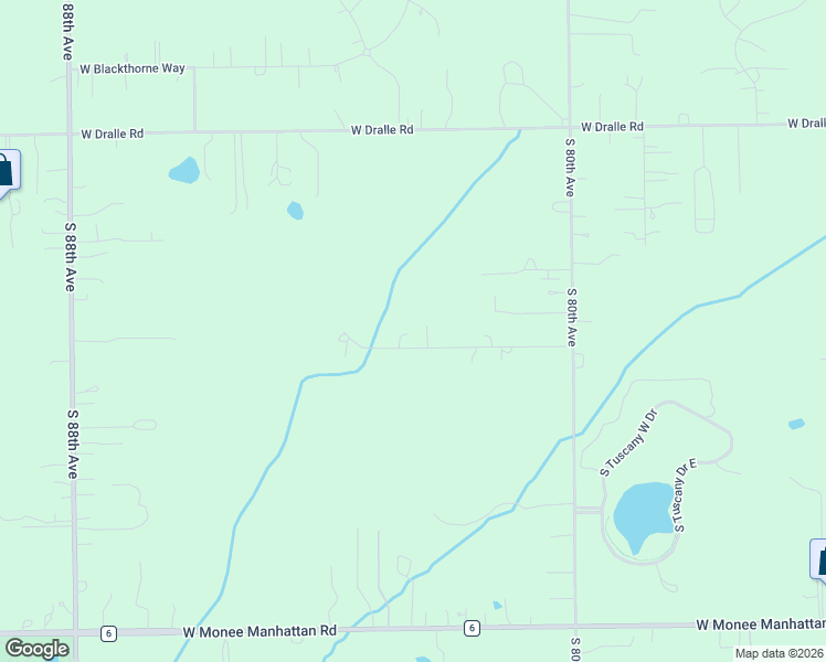 map of restaurants, bars, coffee shops, grocery stores, and more near 8245 West Yorkshire Lane in Monee
