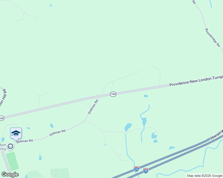 map of restaurants, bars, coffee shops, grocery stores, and more near 110 Stillman Road in North Stonington