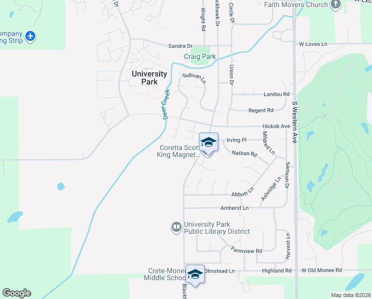 map of restaurants, bars, coffee shops, grocery stores, and more near 1041 Monterey Court in University Park