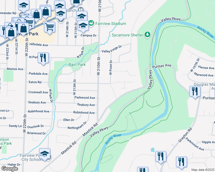 20899 Eaton Road, Fairview Park OH Walk Score