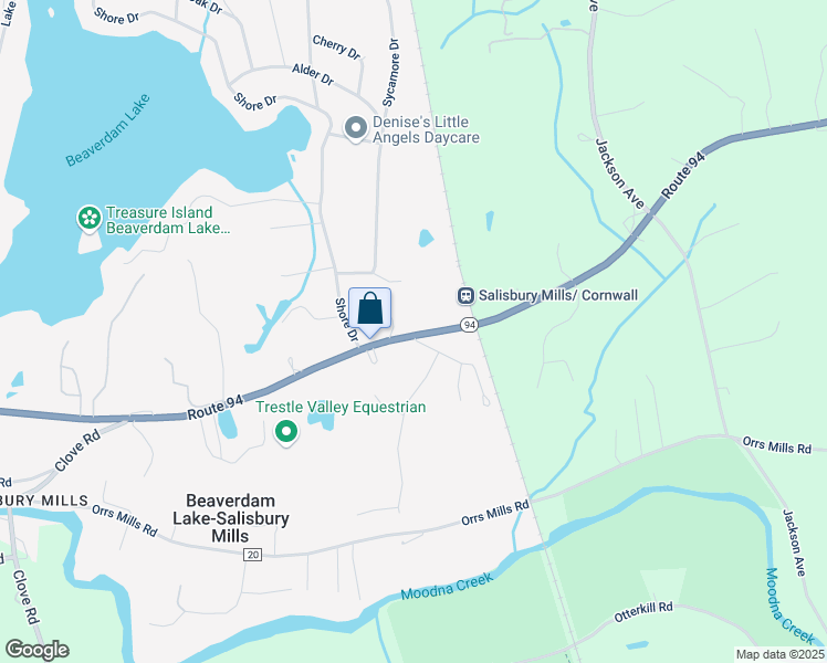 map of restaurants, bars, coffee shops, grocery stores, and more near 1610 New York 94 in New Windsor