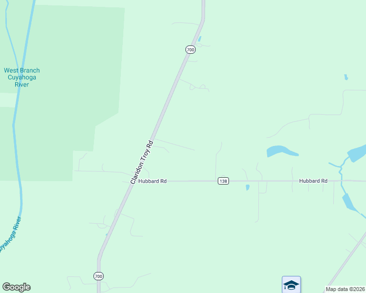 map of restaurants, bars, coffee shops, grocery stores, and more near 15923 Claridon Troy Road in Burton
