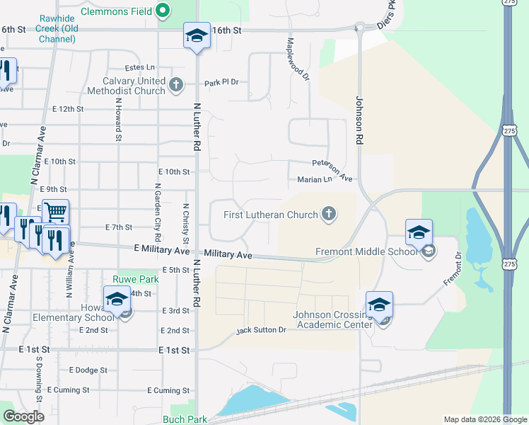 map of restaurants, bars, coffee shops, grocery stores, and more near 818 Heatherwood Drive in Fremont